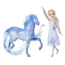 Disney Frozen Elsa Fashion Doll & Nokk Figure Inspirado em Frozen 2, Brown/A