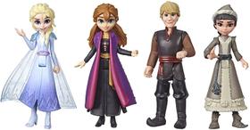 Disney Frozen Small Doll Multipack Inspirado em Frozen 2, inclui Anna, Elsa, Kristoff e Honeymaren