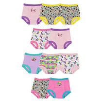 Disney Girls' Minnie Mouse Potty Training Pants 3, 7, 10-PK nos tamanhos 18M, 2T, 3T & 4T, MinnieTraining10pk, 18