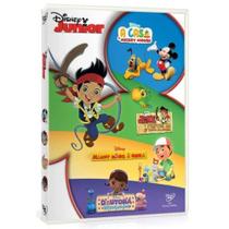 Disney Junior 4 DVDs Jake - Mickey - Doutora Brinquedos