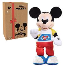 Disney Junior Mickey Mouse Funhouse Stretch Break Mickey Mouse 17 Inch Dancing and Singing Feature Plush, by Just Play