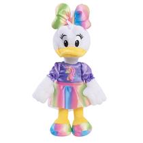 Disney Junior Minnie Mouse 20,3 cm pequeno unicórnio margarida bolsa de feijão de pelúcia, vestido margarida pato em roxo e unicórnio arco-íris, bicho de pelúcia, da Just Play