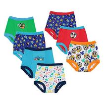 Disney meninos Mickey Mouse Calças Multipack Bebê e Toddler Potty Training Underwear, Mickey Training 7pk, 4T US