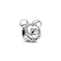 Disney Mickey Minnie Clipe Encantos Contas Para Pandora Pulseira Colar 925 Prata Esterlina Jóias Diy