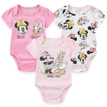 Disney Minnie Mouse - Set de 3 Body para Niñas Recién Nacidas Disney Minnie Mouse - Set de 3 Body para Niñas Recién Nacidas