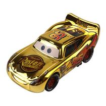 Disney Pixar Carros Relâmpago McQueen Dourado