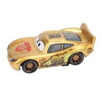 Disney Pixar Carros Relâmpago McQueen Gold Disney Pixar Carros Relâmpago McQueen Gold