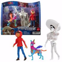 Disney Pixar Storytellers Coco Pacote Com 3 Bonecos Mattel Disney Pixar Storytellers Coco Pacote Com 3 Bonecos Mattel