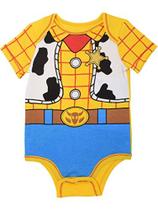 Disney Pixar Toy Story Baby Boys Woody Costume Bodysuit & Hat Set - 6-9 Meses
