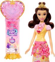 Disney princesa surpresa bela jewel reveal com joias