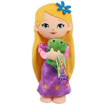 Disney Princess Lil' Friends Rapunzel & Pascal 14-inch Plush Doll, brinquedos infantis oficialmente licenciados para idades de 3 até