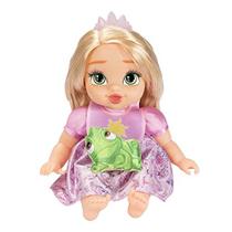 Disney Princess Rapunzel Baby Doll Deluxe com Tiara, Carrier, Plush Friend, Chupeta, Bib & Baby Bottle Amazon Exclusive