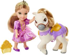 Disney Princess Rapunzel Petite Doll &amp Pony, 6 polegadas
