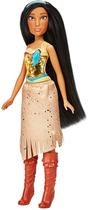 Disney Princess Royal Shimmer Pocahontas Doll, Boneca de Moda com Saia e Acessórios, Brinquedo para Crianças 3 anos ou mais