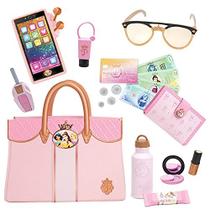 Disney Princess Style Collection Deluxe Tote Bag & Essentials Amazon Exclusive , Pink