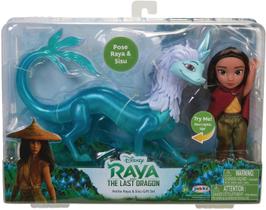 Disney's Raya and the Last Dragon 6-Inch Petite Raya Doll and Feature Sisu Dragon Figure Gift Set