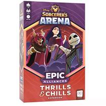 Disney Sorcerer's Arena: Epic Alliances Thrills and Chills Expansão Com Jack Skellington, O Rei e Mãe Gothel Jogo de tabuleiro da Disney Strategy & Family licenciado oficialmente - USAOPOLY