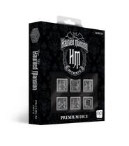 Disney The Haunted Mansion Premium Dice Set Dados colecionáveis d6 Dados personalizados com caixa de estanho colecionável Dados de 6 lados da Disney oficialmente licenciados