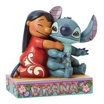 Disney Traditions por Jim Shore Lilo e Stitch Stone Resin Figurine, 4.875"