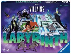 Disney Villains Labyrinth Board Game Um clássico jogo familiar para maiores de 7 anos