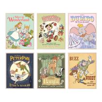 Disney Wall Art BigWig imprime conjunto de 6 pôsteres de filmes clássicos