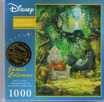 Disneys Limited Editions "I Wannna Be Like You " 1000 Piece Jigsaw Puzzle c/ Artist Booklet & Glue
