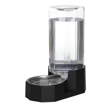 Dispensador automático de água para animais de estimação Sfozstra 9L com tigela de aço inoxidável Dispensador automático de água para animais de estimação Sfozstra 9L com tigela de aço inoxidável