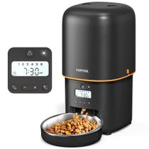 Dispensador automático de alimentos para gatos Yuposl 4L cronometrado de 1 a 6 refeições Dispensador automático de alimentos para gatos Yuposl 4L cronometrado de 1 a 6 refeições