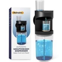 Dispensador automático de enxaguatório bucal Roinoim 550mL com copos magnéticos Dispensador automático de enxaguatório bucal Roinoim 550mL com copos magnéticos