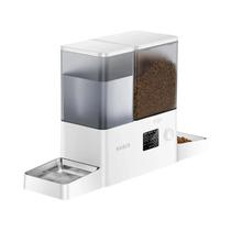 Dispensador Automático De Ração Para Animais De Estimação ROJECO De 8,5L Com Fonte De Água E Função