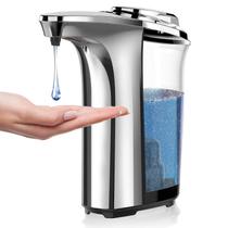 Dispensador automático de sabão PZOTRUF Touchless 500mL (prata) Dispensador automático de sabão PZOTRUF Touchless 500mL (prata)
