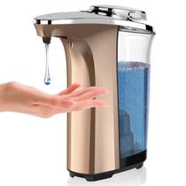 Dispensador automático de sabão PZOTRUF Touchless 500mL Rose Gold Dispensador automático de sabão PZOTRUF Touchless 500mL Rose Gold