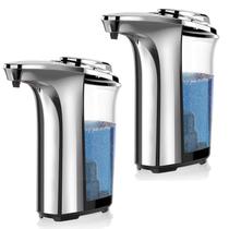 Dispensador automático de sabonete PZOTRUF Touchless 500mL Silver Set Dispensador automático de sabonete PZOTRUF Touchless 500mL Silver Set