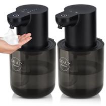Dispensador automático de sabonete VZZNN 400 ml (pacote com 2) USB recarregável