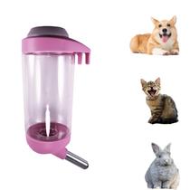 Dispensador de Água para Animais DEEUCHIS 350ml Sem Gotejamento Rosa