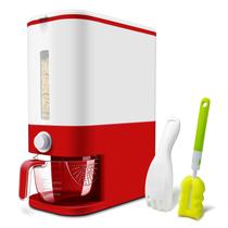 Dispensador de arroz Lenwi, recipiente grande de armazenamento de cereais de 11,34 kg