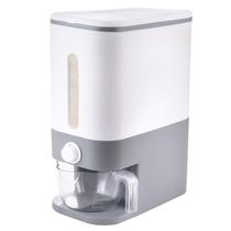 Dispensador de arroz Rubtlamp Grey 10-11,5 kg com copo de medição