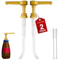 Dispensador de bomba de molho DuPaksys Gold para garrafas de 1,89 L x2