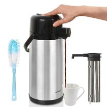 Dispensador de café Airpot TOMAKEIT 3L com bomba e filtro de chá Dispensador de café Airpot TOMAKEIT 3L com bomba e filtro de chá