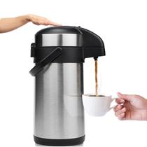 Dispensador de café Airpot VONDIOR 4L isolado em aço inoxidável Dispensador de café Airpot VONDIOR 4L isolado em aço inoxidável