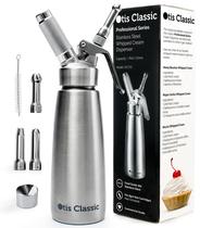Dispensador de chantilly Otis Classic 304 em aço inoxidável 500mL Dispensador de chantilly Otis Classic 304 em aço inoxidável 500mL