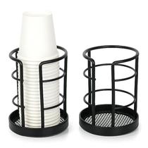 Dispensador de copos de banheiro HillSpring Metal para copos de papel de 22 ml