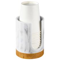 Dispensador de copos Dixie Luxspire Marble Resin 150-200 ml, 1 pacote Dispensador de copos Dixie Luxspire Marble Resin 150-200 ml, 1 pacote