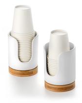 Dispensador de copos Viosuniu Ceramic Bathroom 90 ml sem BPA (pacote com 2)