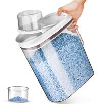 Dispensador de detergente para roupa LivLab Mker 3,5 l/125 onças com tampa Dispensador de detergente para roupa LivLab Mker 3,5 l/125 onças com tampa