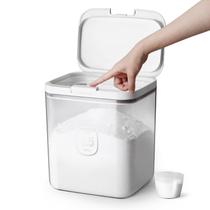 Dispensador de detergente para roupa LivLab Mker com tampa de uma prensa