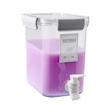 Dispensador de Detergente para Roupa Zoocatia - 3,5L, Refrigerado, Cinza