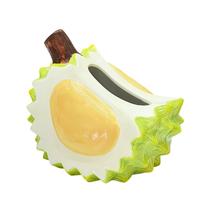 Dispensador de Durian de frutas cerâmicas com tampa de caixa de lenços Dispensador de Durian de frutas cerâmicas com tampa de caixa de lenços