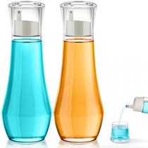 Dispensador de Enxaguante Bucal de Vidro VITVITI (260ml) - Kit com 2 Copos