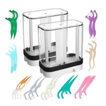 Dispensador de Fio Dental HIROJOY Recarregável 2 unidades Dispensador de Fio Dental HIROJOY Recarregável 2 unidades